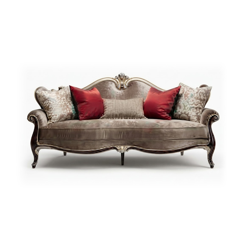 Marquis Royale Hand-Carved Velvet Sofa - Luxury French Classical Living Room Couch | EKAR FURNITURE,EKAR FURNITURE CO.,LTD,Marquis Royale Hand-Carved Velvet Sofa - Luxury French Classical Living Room Couch | EKAR FURNITURE,foshan furniture factory,custom Furniture factory,china furniture factory