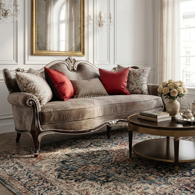 Marquis Royale Hand-Carved Velvet Sofa - Luxury French Classical Living Room Couch | EKAR FURNITURE,EKAR FURNITURE CO.,LTD,Marquis Royale Hand-Carved Velvet Sofa - Luxury French Classical Living Room Couch | EKAR FURNITURE,foshan furniture factory,custom Furniture factory,china furniture factory