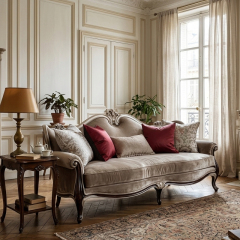 Marquis Royale Hand-Carved Velvet Sofa - Luxury French Classical Living Room Couch | EKAR FURNITURE,EKAR FURNITURE CO.,LTD,Marquis Royale Hand-Carved Velvet Sofa - Luxury French Classical Living Room Couch | EKAR FURNITURE,foshan furniture factory,custom Furniture factory,china furniture factory