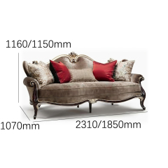 Marquis Royale Hand-Carved Velvet Sofa - Luxury French Classical Living Room Couch | EKAR FURNITURE,EKAR FURNITURE CO.,LTD,Marquis Royale Hand-Carved Velvet Sofa - Luxury French Classical Living Room Couch | EKAR FURNITURE,foshan furniture factory,custom Furniture factory,china furniture factory