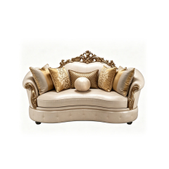 Pearlescent French Classical Sofa - Luxury Hand-Carved Gold Leaf Settee | EKAR FURNITURE,EKAR FURNITURE CO.,LTD,Pearlescent French Classical Sofa - Luxury Hand-Carved Gold Leaf Settee | EKAR FURNITURE,foshan furniture factory,custom Furniture factory,china furniture factory