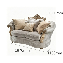 Pearlescent French Classical Sofa - Luxury Hand-Carved Gold Leaf Settee | EKAR FURNITURE,EKAR FURNITURE CO.,LTD,Pearlescent French Classical Sofa - Luxury Hand-Carved Gold Leaf Settee | EKAR FURNITURE,foshan furniture factory,custom Furniture factory,china furniture factory