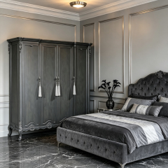 EKAR Classic French Hand-Carved Armoire with Ornate Tassel Details,MY SHOP,EKAR Classic French Hand-Carved Armoire with Ornate Tassel Details,foshan furniture factory,custom Furniture factory,china furniture factory