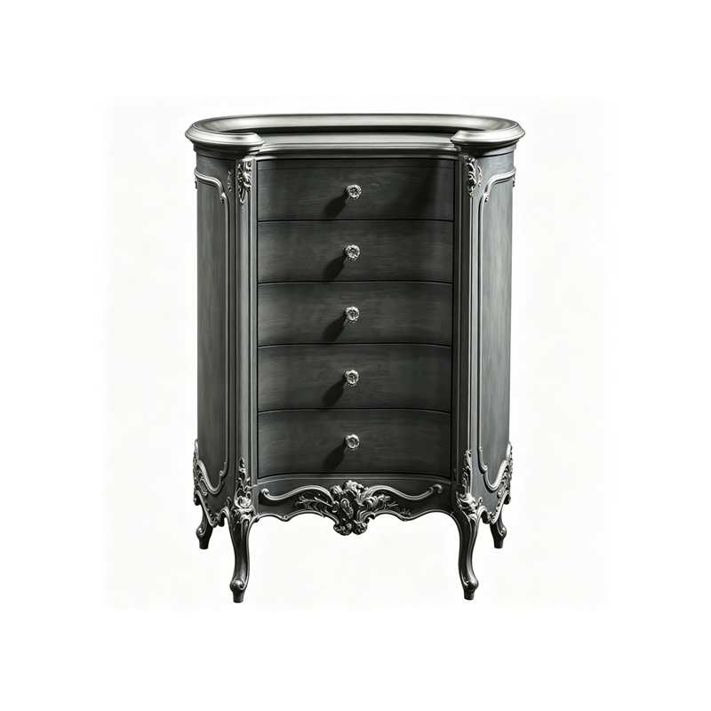 EKAR Classic French Hand-Carved Armoire with Ornate Tassel Details,EKAR FURNITURE CO.,LTD,EKAR Classic French Hand-Carved Armoire with Ornate Tassel Details,foshan furniture factory,custom Furniture factory,china furniture factory
