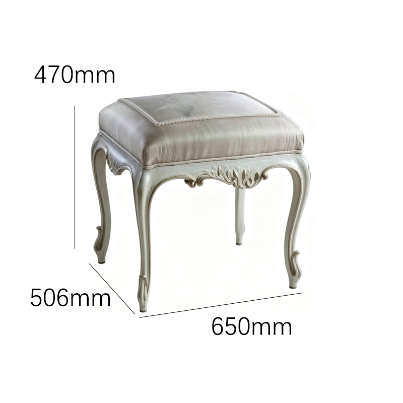 EKAR Classic French Gilded Vanity Dressing Stool with Champagne Satin Cushion,EKAR FURNITURE CO.,LTD,EKAR Classic French Gilded Vanity Dressing Stool with Champagne Satin Cushion,foshan furniture factory,custom Furniture factory,china furniture factory