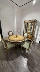Florentine Floral Heritage Vitrine | Luxury American Classical China Cabinet by EKAR FURNITURE,EKAR FURNITURE CO.,LTD,Florentine Floral Heritage Vitrine | Luxury American Classical China Cabinet by EKAR FURNITURE,foshan furniture factory,custom Furniture factory,china furniture factory