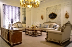 EKAR Charleston Estate Hand-Carved Tufted Fabric Sofa with Gilded Accents,EKAR FURNITURE CO.,LTD,EKAR Charleston Estate Hand-Carved Tufted Fabric Sofa with Gilded Accents,foshan furniture factory,custom Furniture factory,china furniture factory