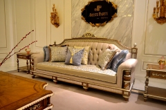 EKAR Royal Sovereign Carved End Table with Gilded Accents and Lower Shelf,MY SHOP,EKAR Royal Sovereign Carved End Table with Gilded Accents and Lower Shelf,foshan furniture factory,custom Furniture factory,china furniture factory