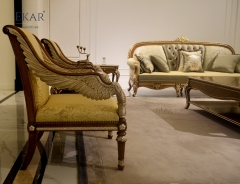 EKAR Regal Damask Accent Chair Classical Living Room Furniture,MY SHOP,EKAR Regal Damask Accent Chair Classical Living Room Furniture,foshan furniture factory,custom Furniture factory,china furniture factory