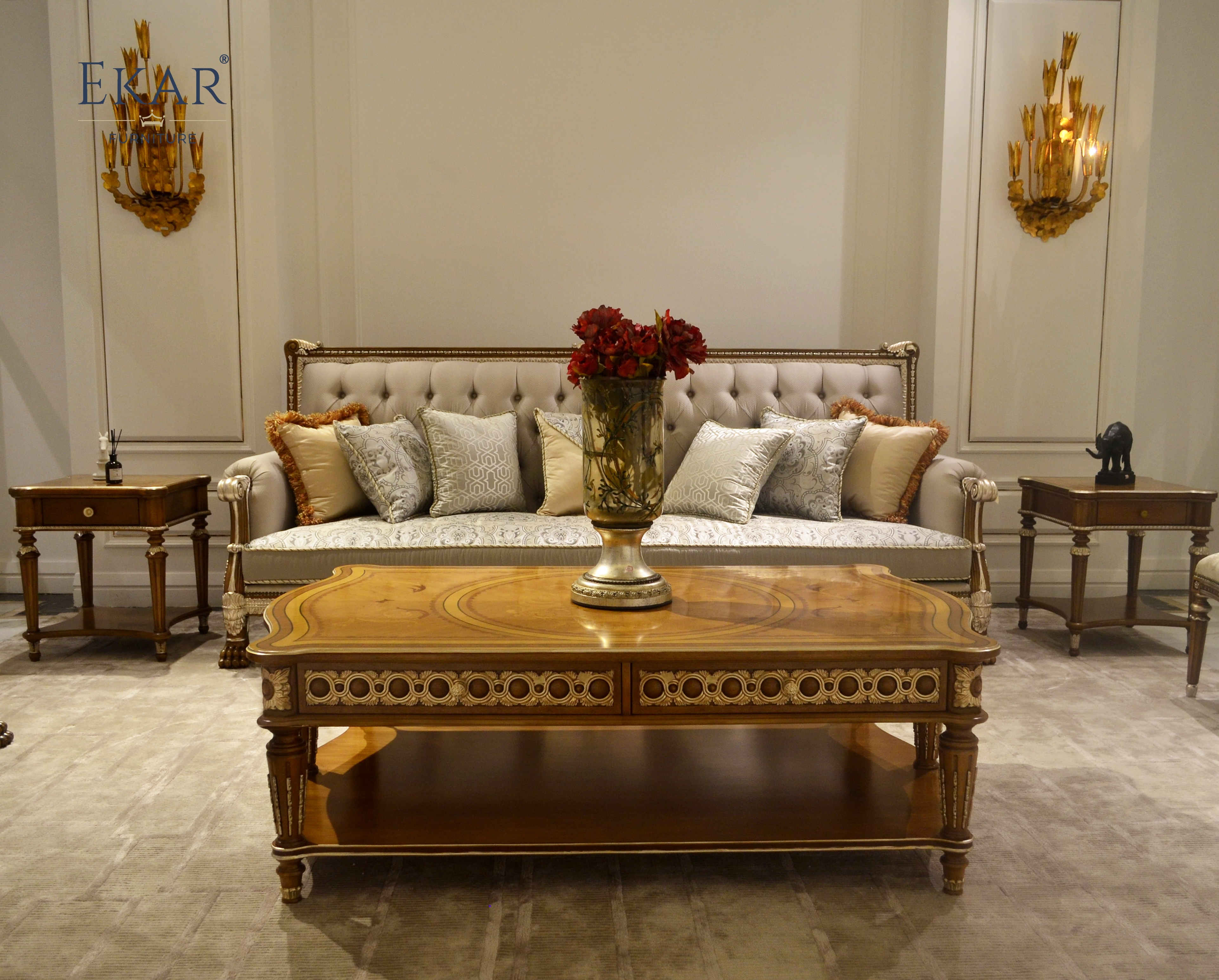 EKAR Sovereign Regency Luxury American Sofa | Hand-Carved Gold Leaf Parlor Furniture | EKAR FURNITURE,EKAR FURNITURE CO.,LTD,EKAR Sovereign Regency Luxury American Sofa | Hand-Carved Gold Leaf Parlor Furniture | EKAR FURNITURE,foshan furniture factory,custom Furniture factory,china furniture factory