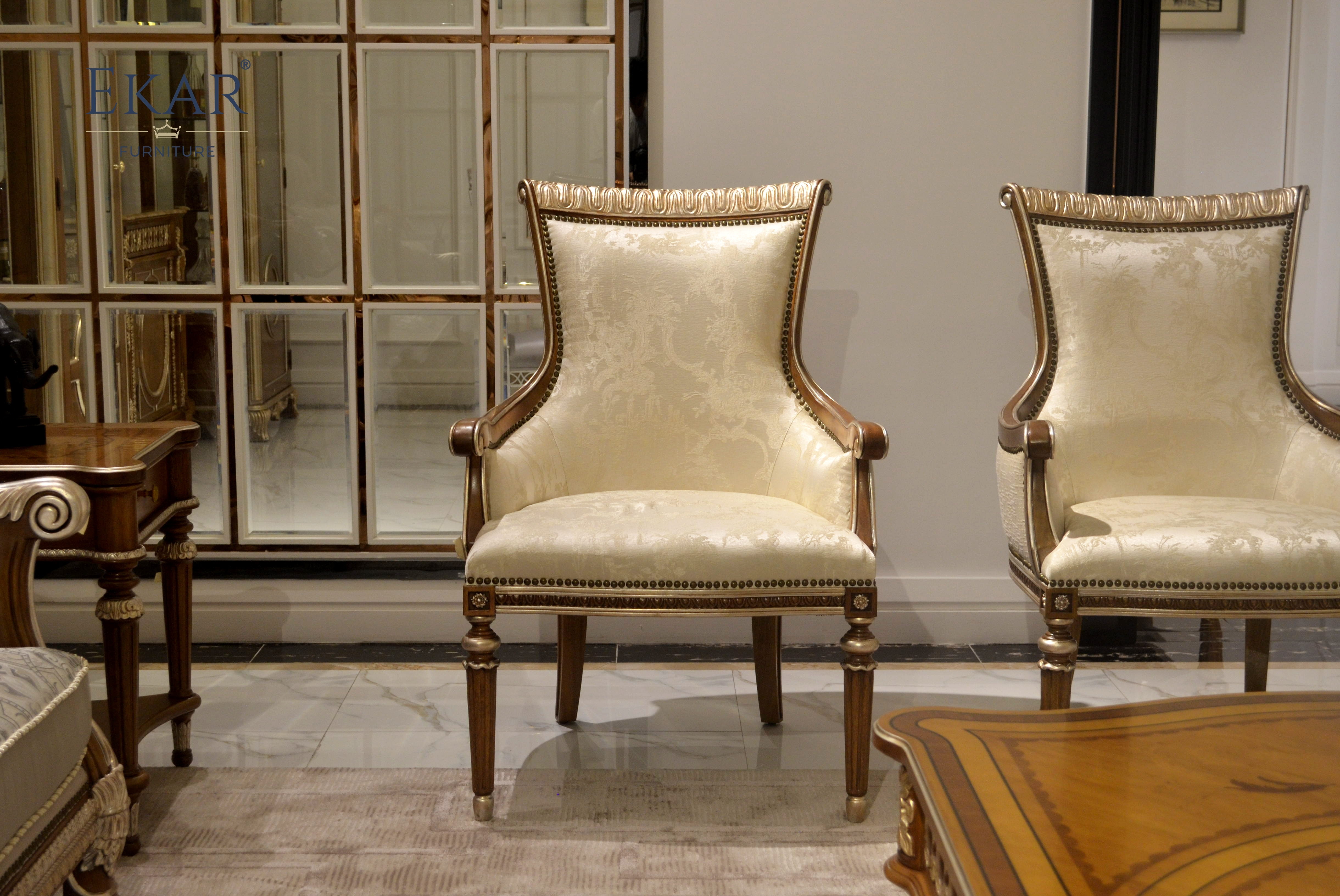 EKAR Regency Slate Accent Chair | Luxury American Style Armchair | High-End Living Room Furniture,MY SHOP,EKAR Regency Slate Accent Chair | Luxury American Style Armchair | High-End Living Room Furniture,foshan furniture factory,custom Furniture factory,china furniture factory