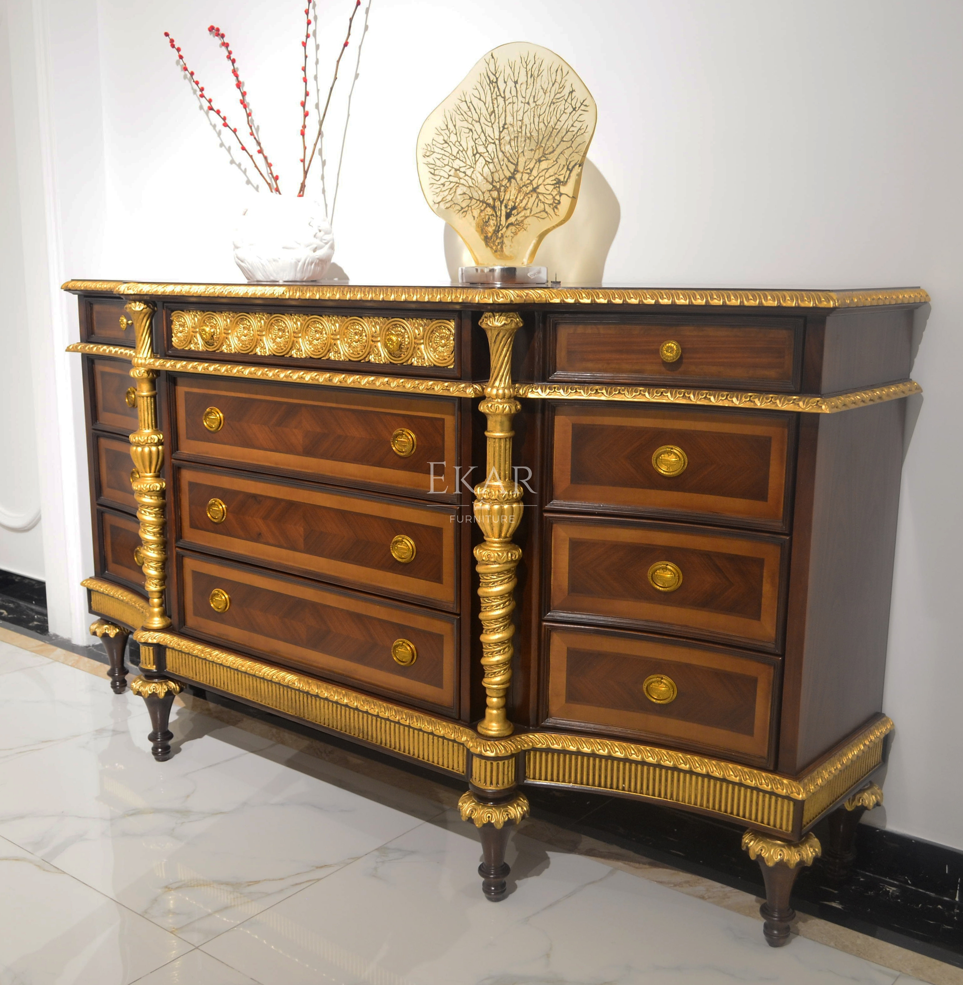 EKAR Chancellor Imperial Luxury Dresser | Hand-Inlaid English Style Bedroom Chest | EKAR FURNITURE,MY SHOP,EKAR Chancellor Imperial Luxury Dresser | Hand-Inlaid English Style Bedroom Chest | EKAR FURNITURE,foshan furniture factory,custom Furniture factory,china furniture factory
