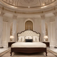 Majestic Heirloom Tufted Master Bed | Luxury French Classical Mahogany Bedroom Furniture - EKAR,EKAR FURNITURE CO.,LTD,Majestic Heirloom Tufted Master Bed | Luxury French Classical Mahogany Bedroom Furniture - EKAR,foshan furniture factory,custom Furniture factory,china furniture factory