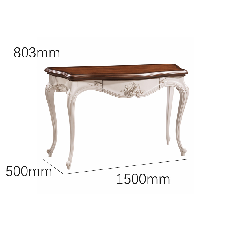 Aurelia Heritage Serpentine Vanity Table | Luxury French Neoclassical Dressing Console - EKAR,EKAR FURNITURE CO.,LTD,Aurelia Heritage Serpentine Vanity Table | Luxury French Neoclassical Dressing Console - EKAR,foshan furniture factory,custom Furniture factory,china furniture factory