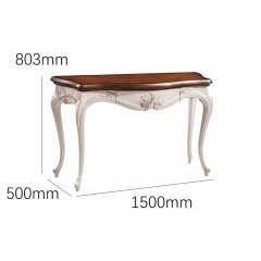 Aurelia Heritage Serpentine Vanity Table | Luxury French Neoclassical Dressing Console - EKAR,EKAR FURNITURE CO.,LTD,Aurelia Heritage Serpentine Vanity Table | Luxury French Neoclassical Dressing Console - EKAR,foshan furniture factory,custom Furniture factory,china furniture factory