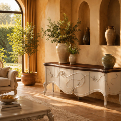 Valence Heritage Floral Media Console | Luxury French Classical TV Stand - EKAR,MY SHOP,Valence Heritage Floral Media Console | Luxury French Classical TV Stand - EKAR,foshan furniture factory,custom Furniture factory,china furniture factory