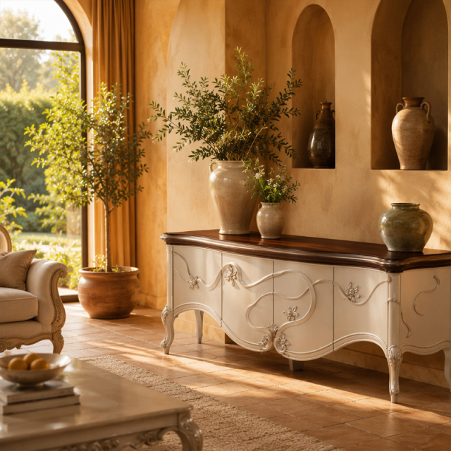 Valence Heritage Floral Media Console | Luxury French Classical TV Stand - EKAR,MY SHOP,Valence Heritage Floral Media Console | Luxury French Classical TV Stand - EKAR,foshan furniture factory,custom Furniture factory,china furniture factory