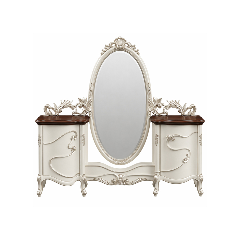 Aurelia Heritage Gilded Vanity &amp; Grand Oval Mirror | Luxury French Classical Dressing Table - EKAR,EKAR FURNITURE CO.,LTD,Aurelia Heritage Gilded Vanity &amp; Grand Oval Mirror | Luxury French Classical Dressing Table - EKAR,foshan furniture factory,custom Furniture factory,china furniture factory