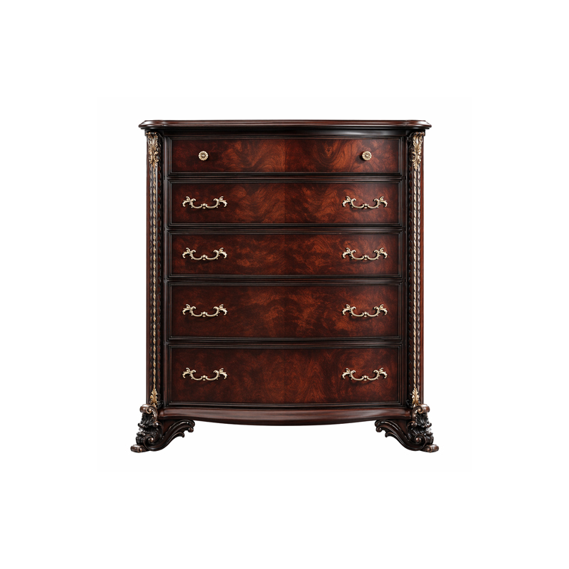 Regency Heirloom Bow-Front Chest of Drawers | Luxury French Classical Mahogany Dresser - EKAR FURNITURE,EKAR FURNITURE CO.,LTD,Regency Heirloom Bow-Front Chest of Drawers | Luxury French Classical Mahogany Dresser - EKAR FURNITURE,foshan furniture factory,custom Furniture factory,china furniture factory
