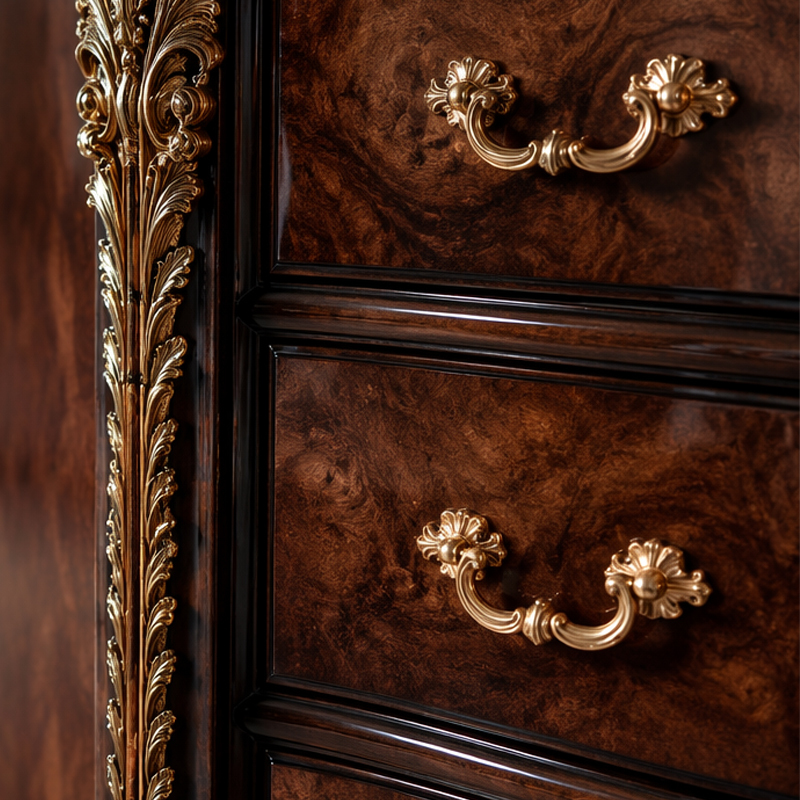 Regency Heirloom Bow-Front Chest of Drawers | Luxury French Classical Mahogany Dresser - EKAR FURNITURE,EKAR FURNITURE CO.,LTD,Regency Heirloom Bow-Front Chest of Drawers | Luxury French Classical Mahogany Dresser - EKAR FURNITURE,foshan furniture factory,custom Furniture factory,china furniture factory