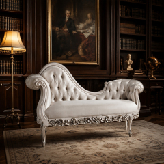 Seraphina Imperial Tufted Chaise Lounge | Luxury French Neoclassical Daybed - EKAR,EKAR FURNITURE CO.,LTD,Seraphina Imperial Tufted Chaise Lounge | Luxury French Neoclassical Daybed - EKAR,foshan furniture factory,custom Furniture factory,china furniture factory