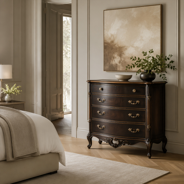 Regency Heritage Hand-Carved Five-Drawer Chest | Luxury French Classical Mahogany Dresser - EKAR FURNITURE,EKAR FURNITURE CO.,LTD,Regency Heritage Hand-Carved Five-Drawer Chest | Luxury French Classical Mahogany Dresser - EKAR FURNITURE,foshan furniture factory,custom Furniture factory,china furniture factory
