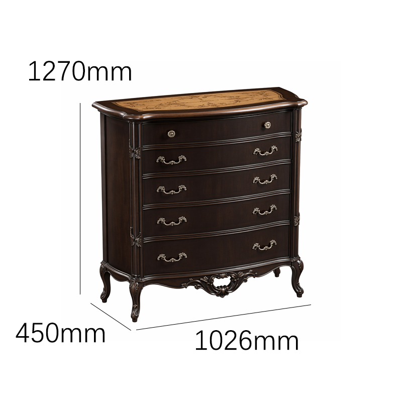 Regency Heritage Hand-Carved Five-Drawer Chest | Luxury French Classical Mahogany Dresser - EKAR FURNITURE,EKAR FURNITURE CO.,LTD,Regency Heritage Hand-Carved Five-Drawer Chest | Luxury French Classical Mahogany Dresser - EKAR FURNITURE,foshan furniture factory,custom Furniture factory,china furniture factory