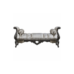 Sovereign Imperial Bed-End Bench | Luxury French Classical Upholstered Master Suite Settee - EKAR,EKAR FURNITURE CO.,LTD,Sovereign Imperial Bed-End Bench | Luxury French Classical Upholstered Master Suite Settee - EKAR,foshan furniture factory,custom Furniture factory,china furniture factory