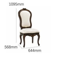 Sovereign Violin-Back Gilded Dining Chair | Luxury French Neoclassical Leather Seating - EKAR FURNITURE,EKAR FURNITURE CO.,LTD,Sovereign Violin-Back Gilded Dining Chair | Luxury French Neoclassical Leather Seating - EKAR FURNITURE,foshan furniture factory,custom Furniture factory,china furniture factory