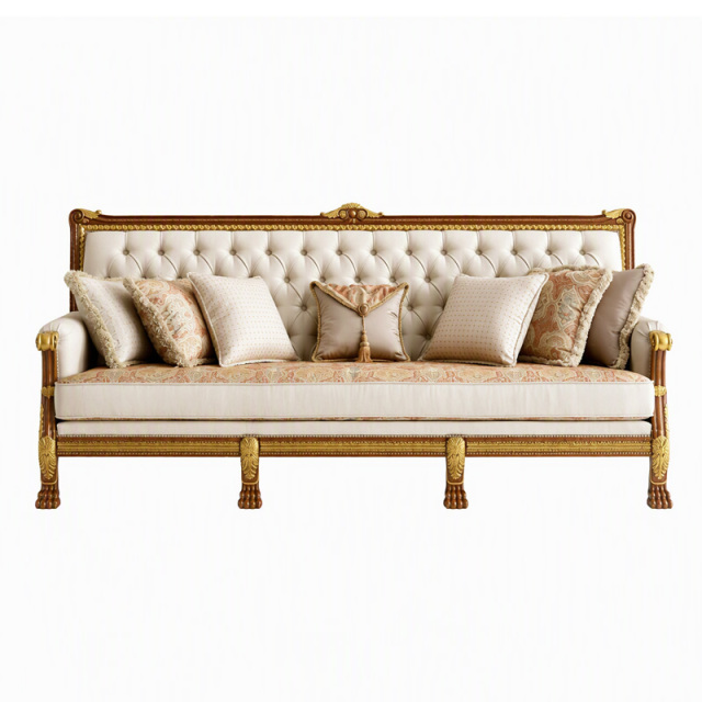 EKAR Sovereign Regency Luxury American Sofa | Hand-Carved Gold Leaf Parlor Furniture | EKAR FURNITURE,EKAR FURNITURE CO.,LTD,EKAR Sovereign Regency Luxury American Sofa | Hand-Carved Gold Leaf Parlor Furniture | EKAR FURNITURE,foshan furniture factory,custom Furniture factory,china furniture factory