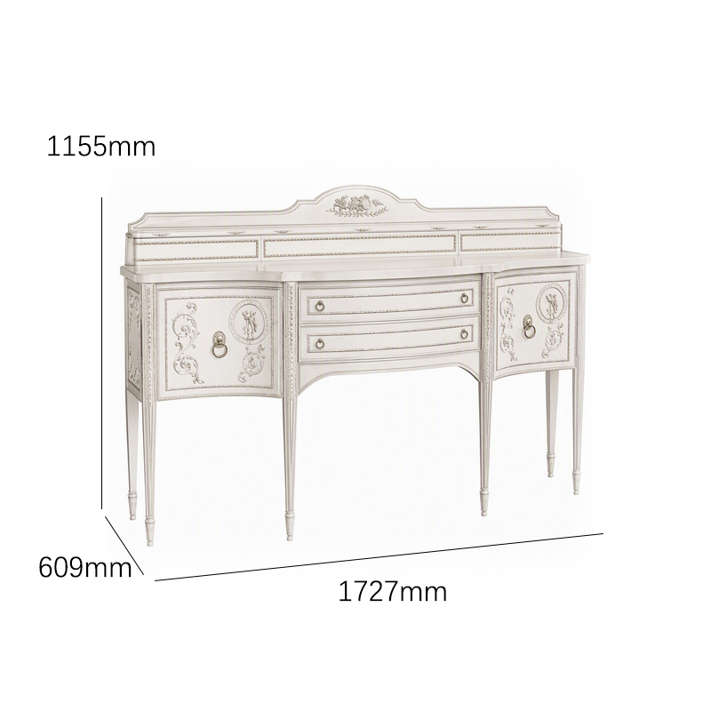 Regency Cameo Inlay Serpentine Sideboard | Luxury French Classical Mahogany Buffet - EKAR FURNITURE,EKAR FURNITURE CO.,LTD,Regency Cameo Inlay Serpentine Sideboard | Luxury French Classical Mahogany Buffet - EKAR FURNITURE,foshan furniture factory,custom Furniture factory,china furniture factory