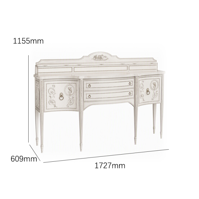 Regency Cameo Inlay Serpentine Sideboard | Luxury French Classical Mahogany Buffet - EKAR FURNITURE,EKAR FURNITURE CO.,LTD,Regency Cameo Inlay Serpentine Sideboard | Luxury French Classical Mahogany Buffet - EKAR FURNITURE,foshan furniture factory,custom Furniture factory,china furniture factory