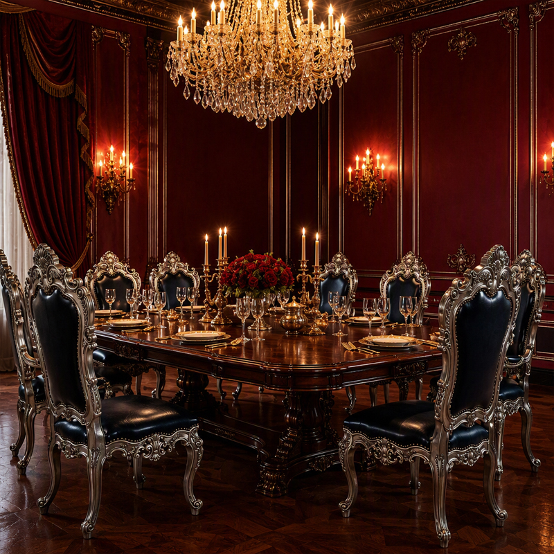 Silver Regent Fan-Crest Dining Armchair | Luxury French Classical Navy Leather Seating - EKAR FURNITURE,EKAR FURNITURE CO.,LTD,Silver Regent Fan-Crest Dining Armchair | Luxury French Classical Navy Leather Seating - EKAR FURNITURE,foshan furniture factory,custom Furniture factory,china furniture factory