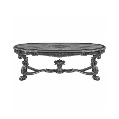 Baroque Medallion Oval Dining Table | Luxury French Classical Sunburst Marquetry Table - EKAR FURNITURE,EKAR FURNITURE CO.,LTD,Baroque Medallion Oval Dining Table | Luxury French Classical Sunburst Marquetry Table - EKAR FURNITURE,foshan furniture factory,custom Furniture factory,china furniture factory