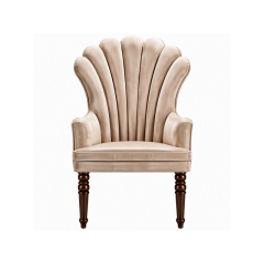 Aurelia Shell-Back Satin Dining Chair | Luxury French Classical Fan-Back Seating - EKAR FURNITURE,EKAR FURNITURE CO.,LTD,Aurelia Shell-Back Satin Dining Chair | Luxury French Classical Fan-Back Seating - EKAR FURNITURE,foshan furniture factory,custom Furniture factory,china furniture factory