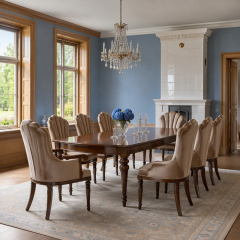 Aurelia Shell-Back Satin Dining Chair | Luxury French Classical Fan-Back Seating - EKAR FURNITURE,EKAR FURNITURE CO.,LTD,Aurelia Shell-Back Satin Dining Chair | Luxury French Classical Fan-Back Seating - EKAR FURNITURE,foshan furniture factory,custom Furniture factory,china furniture factory