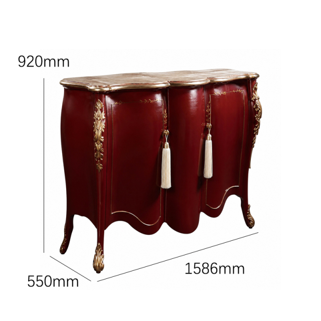 Burgundy Bombe Marquetry Credenza | Luxury French Classical Gilt Marble-Top Sideboard - EKAR FURNITURE,EKAR FURNITURE CO.,LTD,Burgundy Bombe Marquetry Credenza | Luxury French Classical Gilt Marble-Top Sideboard - EKAR FURNITURE,foshan furniture factory,custom Furniture factory,china furniture factory
