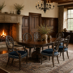 Chippendale Plume-Back Velvet Armchair | Luxury American Classical Carved Dining Chair - EKAR FURNITURE,EKAR FURNITURE CO.,LTD,Chippendale Plume-Back Velvet Armchair | Luxury American Classical Carved Dining Chair - EKAR FURNITURE,foshan furniture factory,custom Furniture factory,china furniture factory