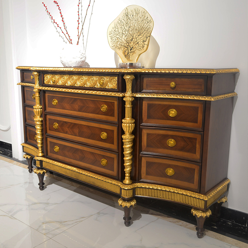 American Empire Breakfront Commode | Luxury Classical Parquetry Sideboard with Gilded Columns,EKAR FURNITURE CO.,LTD,American Empire Breakfront Commode | Luxury Classical Parquetry Sideboard with Gilded Columns,foshan furniture factory,custom Furniture factory,china furniture factory