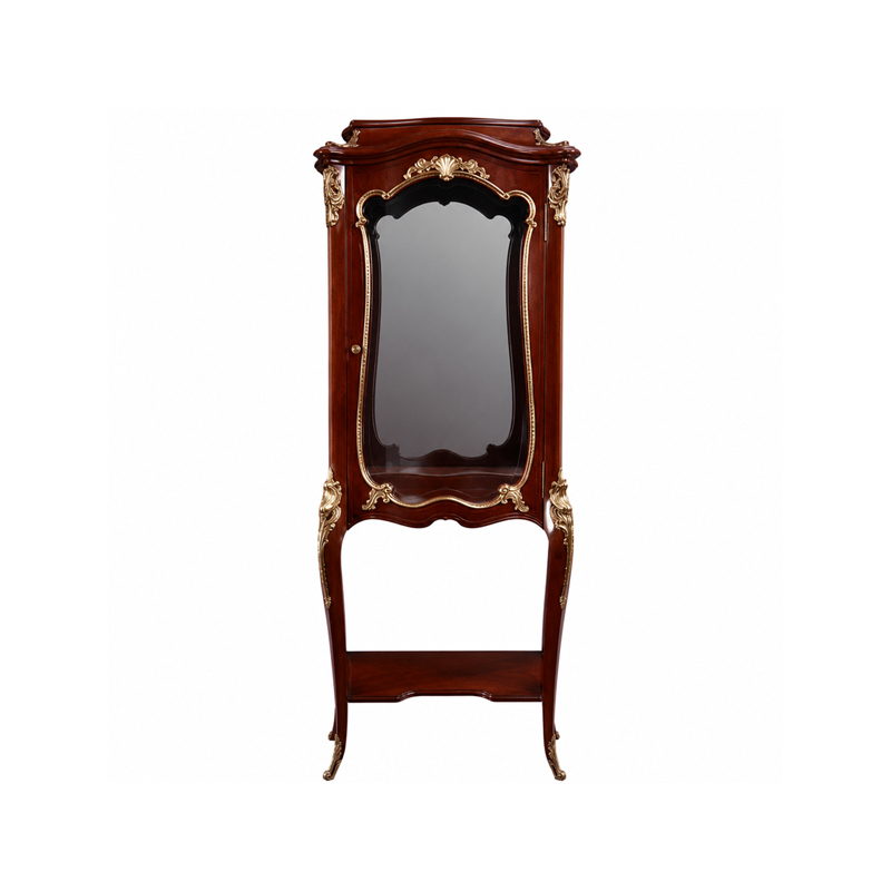 Versailles Rococo Vitrine Wine Cabinet | Luxury French Classical Ormolu Display Cabinet - EKAR FURNITURE,MY SHOP,Versailles Rococo Vitrine Wine Cabinet | Luxury French Classical Ormolu Display Cabinet - EKAR FURNITURE,foshan furniture factory,custom Furniture factory,china furniture factory