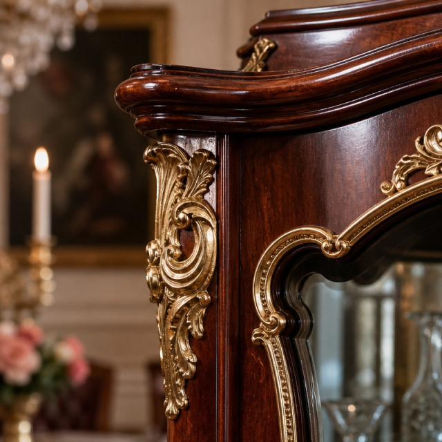 Versailles Rococo Vitrine Wine Cabinet | Luxury French Classical Ormolu Display Cabinet - EKAR FURNITURE,MY SHOP,Versailles Rococo Vitrine Wine Cabinet | Luxury French Classical Ormolu Display Cabinet - EKAR FURNITURE,foshan furniture factory,custom Furniture factory,china furniture factory