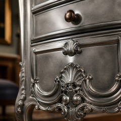 Silver Regent Rococo Writing Desk | Luxury French Classical Antiqued Pewter Executive Desk - EKAR,EKAR FURNITURE CO.,LTD,Silver Regent Rococo Writing Desk | Luxury French Classical Antiqued Pewter Executive Desk - EKAR,foshan furniture factory,custom Furniture factory,china furniture factory