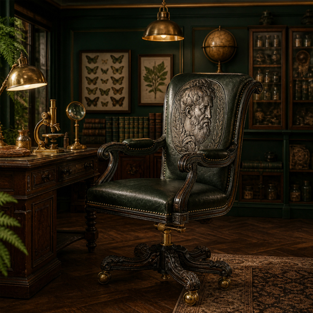 Medallion Classical Swivel Office Chair | Luxury French Neoclassical Leather Desk Chair - EKAR FURNITURE,EKAR FURNITURE CO.,LTD,Medallion Classical Swivel Office Chair | Luxury French Neoclassical Leather Desk Chair - EKAR FURNITURE,foshan furniture factory,custom Furniture factory,china furniture factory