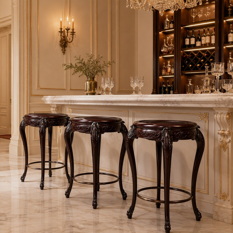 Versailles Floral-Carved Plant Stand | Luxury French Classical Circular Display Pedestal - EKAR FURNITURE,EKAR FURNITURE CO.,LTD,Versailles Floral-Carved Plant Stand | Luxury French Classical Circular Display Pedestal - EKAR FURNITURE,foshan furniture factory,custom Furniture factory,china furniture factory