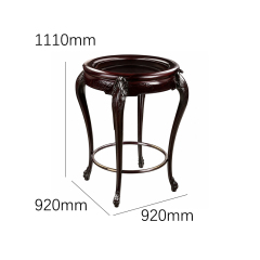 Versailles Floral-Carved Plant Stand | Luxury French Classical Circular Display Pedestal - EKAR FURNITURE,EKAR FURNITURE CO.,LTD,Versailles Floral-Carved Plant Stand | Luxury French Classical Circular Display Pedestal - EKAR FURNITURE,foshan furniture factory,custom Furniture factory,china furniture factory