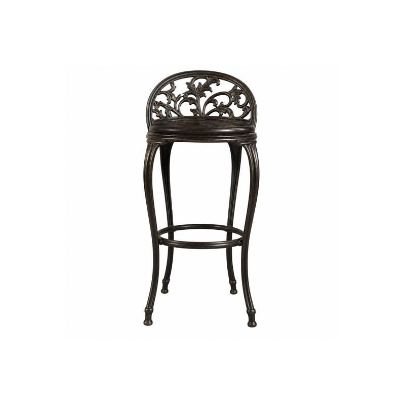 Versailles Palmette-Crest Bar Stool | Luxury French Classical Carved Leather Counter Stool - EKAR,EKAR FURNITURE CO.,LTD,Versailles Palmette-Crest Bar Stool | Luxury French Classical Carved Leather Counter Stool - EKAR,foshan furniture factory,custom Furniture factory,china furniture factory