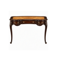 Burl-Wood Serpentine Writing Desk | Luxury French Provincial Curved Executive Desk - EKAR FURNITURE,EKAR FURNITURE CO.,LTD,Burl-Wood Serpentine Writing Desk | Luxury French Provincial Curved Executive Desk - EKAR FURNITURE,foshan furniture factory,custom Furniture factory,china furniture factory