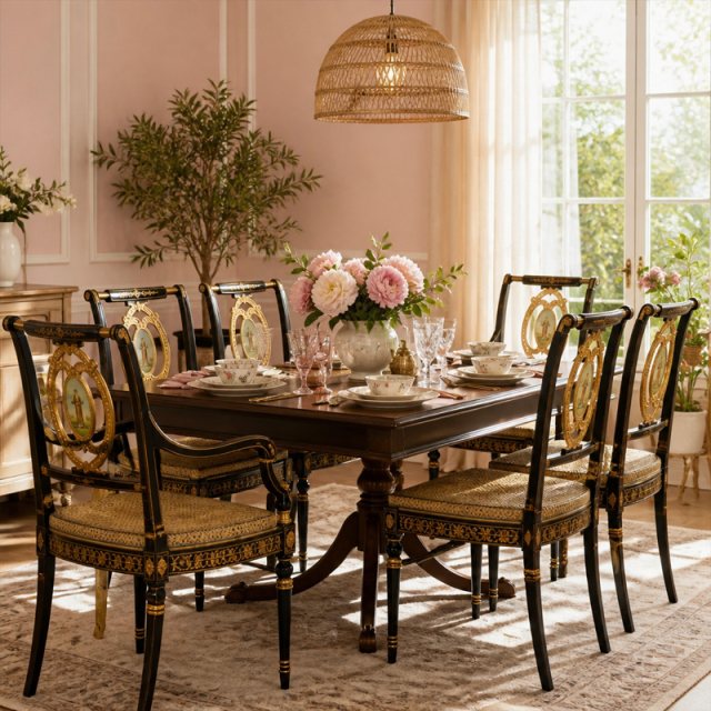 Empire Lyre-Back Gilded Dining Chair | Luxury French Neoclassical Champagne Upholstered Seating - EKAR,EKAR FURNITURE CO.,LTD,Empire Lyre-Back Gilded Dining Chair | Luxury French Neoclassical Champagne Upholstered Seating - EKAR,foshan furniture factory,custom Furniture factory,china furniture factory