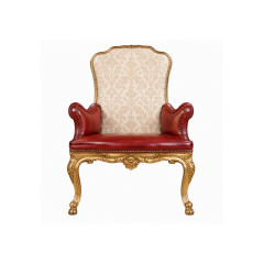 Chateau Damask &amp; Leather Dining Chair | Luxury French Classical Gilded Cabriole Seating - EKAR FURNITURE,EKAR FURNITURE CO.,LTD,Chateau Damask &amp; Leather Dining Chair | Luxury French Classical Gilded Cabriole Seating - EKAR FURNITURE,foshan furniture factory,custom Furniture factory,china furniture factory
