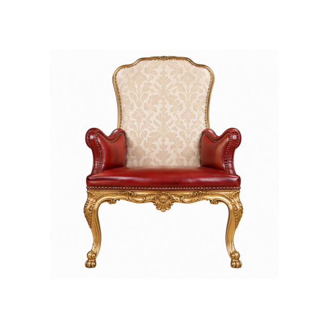 Chateau Damask &amp; Leather Dining Chair | Luxury French Classical Gilded Cabriole Seating - EKAR FURNITURE,EKAR FURNITURE CO.,LTD,Chateau Damask &amp; Leather Dining Chair | Luxury French Classical Gilded Cabriole Seating - EKAR FURNITURE,foshan furniture factory,custom Furniture factory,china furniture factory